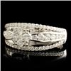 Image 2 : 14K Gold 0.91ctw Diamond Ring