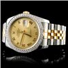 Image 2 : Rolex DateJust 116233 18K YG/SS Diamond 36MM Watch