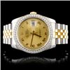 Image 8 : Rolex DateJust 116233 18K YG/SS Diamond 36MM Watch