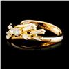 Image 2 : 18K Gold 0.54ctw Diamond Ring