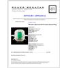 Image 5 : 18K Gold 1.00ct Emerald & 0.72ctw Diamond Ring