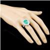 Image 3 : 18K Gold 8.12ct Emerald & 1.55ctw Diamond Ring