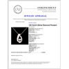 Image 4 : 14K Gold 0.39ctw Diamond Pendant