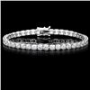 Image 1 : ^18k White Gold 9.50ct Diamond Tennis Bracelet