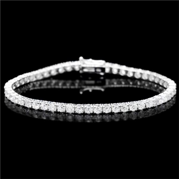 ^18k White Gold 7.50ct Diamond Bracelet