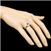 Image 3 : 18K Gold 1.95ct Sapphire & 0.29ctw Diamond Ring