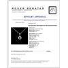 Image 3 : 18K White Gold 0.36ct Sapphire & 0.46ct Diamond Pe