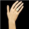 Image 4 : 14K Gold 8.01ct Opal & 0.97ct Diamond Ring