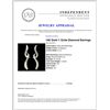 Image 3 : 14K Gold 1.12ctw Diamond Earrings
