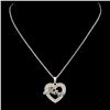 Image 2 : 14K Gold 0.09ctw Diamond Pendant
