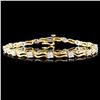 Image 1 : 14K Gold 1.00ctw Diamond Bracelet
