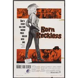 Born Reckless (Warner Brothers, 1959). One Sheet