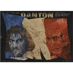 Danton (Gaumont + Prf, 1983). Polish One Sheet
