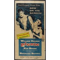 Picnic (Columbia, 1956). Three Sheet (41" X