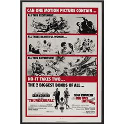 Thunderball/You Only Live Twice Combo (United