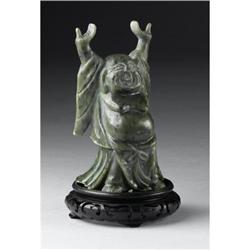 Chinese carved hardstone Buddai