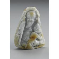 Chinese carved jade shoulao