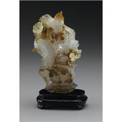 Chinese carved hardstone gourd