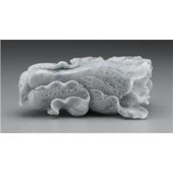 Chinese carved jade/hardstone cabbage