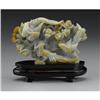 Image 1 : Chinese carved jade/hardstone openwork group