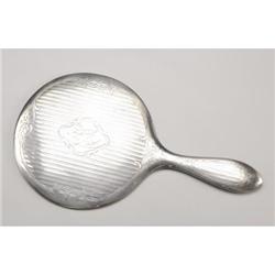 American sterling silver hand mirror