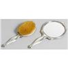 Image 2 : American sterling silver hand mirror and brush