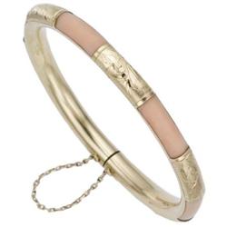 Coral, Gold Bracelet
