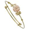 Image 1 : Coral, Diamond, Gold Bracelet