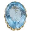 Image 1 : Blue Topaz, Gold Ring
