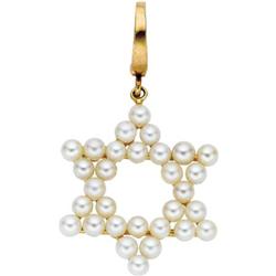 Cultured Pearl, Gold Pendant-Enhancer