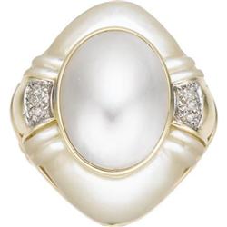 Mabe Pearl, Gold Ring