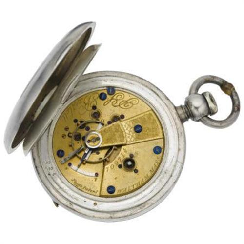 American Watch Co. Coin Silver Pocket Watch