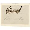 Image 1 : Otto von Bismarck Autograph Card,
