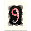 Image 1 : Erte (1892-1990), "Numeral 9" Limited Edition Serigraph, Numbered and Hand Signed with Certificate o
