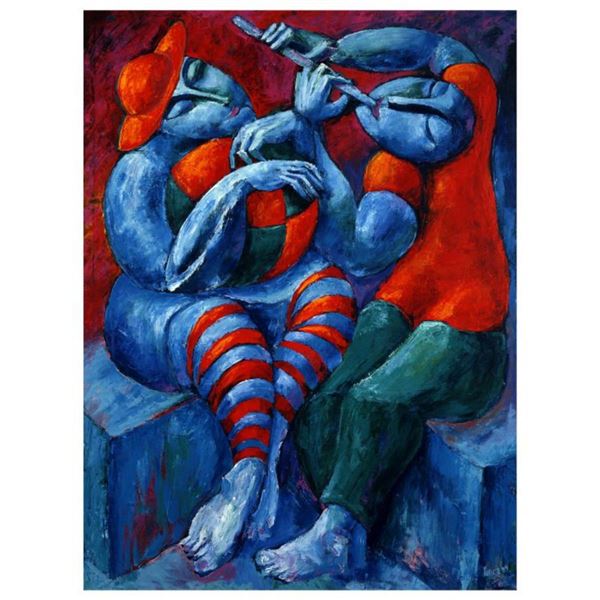 Yuroz, "Concert On The Beach" Hand Signed Limited Edition Serigraph with Certificate of Authenticity