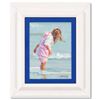 Image 1 : Lucelle Raad, "Little Surfer" Framed Original Acrylic Painting on Board, Hand Signed with Letter of 