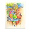Image 1 : Itzchak Tarkay (1935-2012), Original Mixed Media Watercolor, Hand Signed with Letter of Authenticity