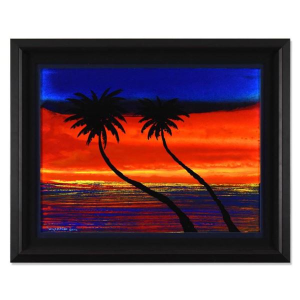Wyland, "Paradise Found 34" Framed Original Oil Painting on Canvas, Hand Signed with Letter of Authe