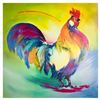 Image 1 : Alfred Gockel, "Mr of the Chicken Yard" Hand Signed Limited Edition on Canvas with Letter of Authent