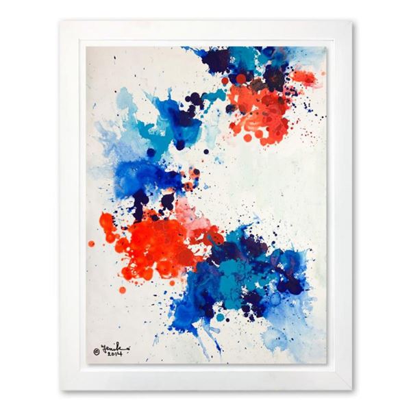 Jenik Cook, Framed Original Acrylic Painting, Hand Signed, Letter of Authenticity.