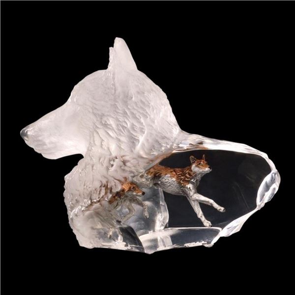 Kitty Cantrell, "Wild Spirit" Limited Edition Mixed Media Lucite Sculpture with COA.