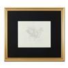 Image 1 : Guillaume Azoulay, "Sketch AN" Framed Original Pencil Drawing, Hand Signed with Letter of Authentici