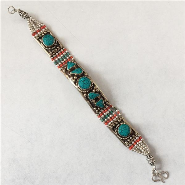 Tibet Hand Made Turquoise Bracelet