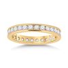 Image 1 : Round Diamond Eternity Wedding Band 1 Cttw 14KT Yellow Gold