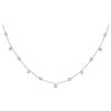 Round Diamond Simplistic Fashion Necklace 1/3 Cttw 10KT White Gold