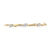 Image 2 : Round Diamond Bangle Bracelet 1/2 Cttw 14KT Yellow Gold