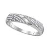 Image 2 : Diamond Cluster Matching Wedding Set 3/4 Cttw 10KT White Gold