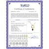 Image 2 : Genuine 3.33 ctw Ruby & Diamond Necklace 14KT Yellow Gold - REF-46M2T