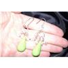 Image 1 : STERLING SILVER Rare LIME TURQUOISE Earrings  #1929043