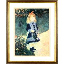 A Girl with a Watering Can Renoir print #1929291